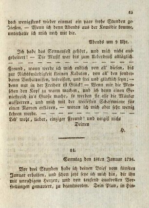 14. Sonntag den 10ten Januar 1796.