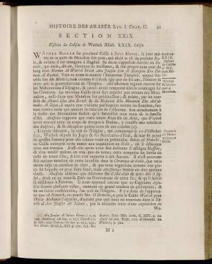 Section XXIX. Histoire du Califat de Wathek Billah.