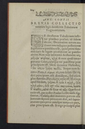 Brevis collectio