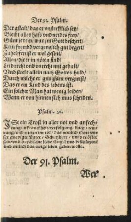 Psalm. 91. - Psalm. 100.