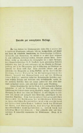 Vorrede zur neunzehnten Auflage