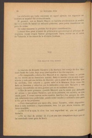 VIII - Por salvar una honra