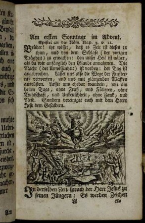 Am ersten Sonntage im Advent. - Am sechsten Sonntage nach den heiligen drey Königen.