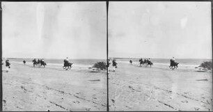 Pferderennen am Strand von La Baule