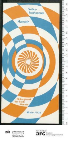 Programm 1. Semester 1977/1978