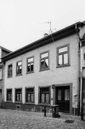 Wohnhaus, Fachwerk; Gelnhausen, Obere Haitzer Gasse 8