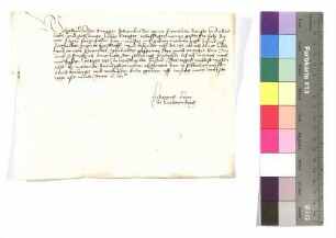 Schreiben Ludwig von Lichtenberg an Kraft von Hohenlohe.
