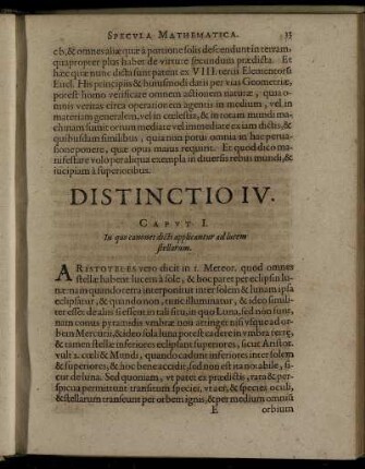 Distinctio IV.