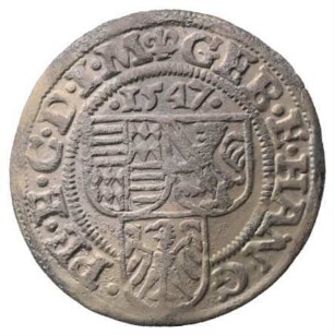 Fundmünze, Spitzgroschen, 1547