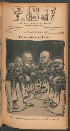 Los acuerdos sobre harina - [Caricatura]