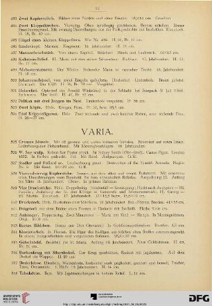 Varia (Nr. 505-541)