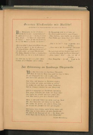 Zur Erinnerung an Hamburgs Bürgerwehr.