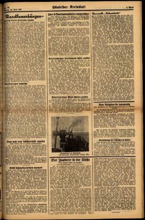 Zweite Ausgabe vom Freitag, den 12. Juni 1942.