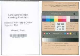 Entnazifizierung Franz Gsoettl , geb. 19.01.1913 (Vertreter)