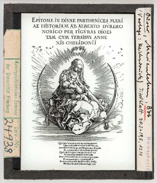 Albrecht Dürer: Marienleben, Titelblatt