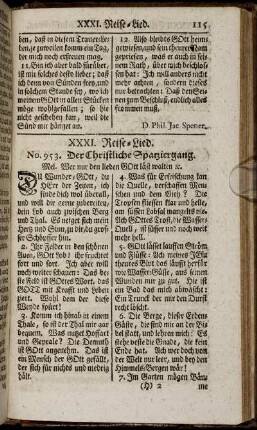 XXXI. Reise- Lied. - XXXVI. Vom jüngsten Tage und Gerichte, ewigen Leben und Verdammniß.