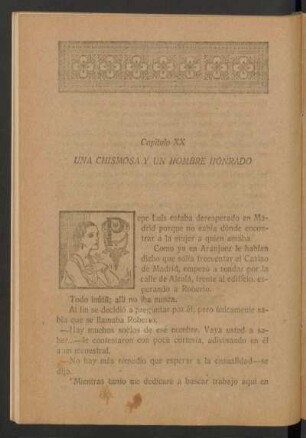 Capítulo XX - Una chismosa y un hombre honrado
