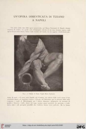 29: Un´ opera dimenticata di Tiziano a Napoli