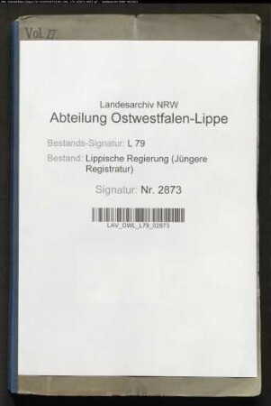 Paßwesen - Generalia -