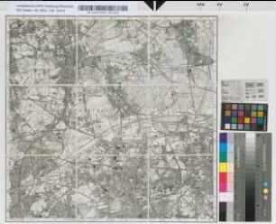 [Topographische Karte 1 : 25.000 (Meßtischblätter): Nördliche Rheinprovinz und südliches Westfalen]. [2503],4408 Gelsenkirchen 51°30'- 7°0'. Preußische Landesaufnahme 1892. Berichtigt: 1938.