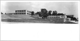 HfG-Gebäude, Westansicht im Frühjahr 1955