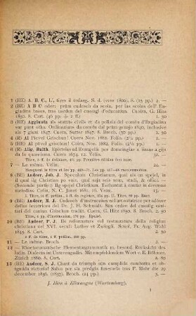 Catalogue d'une riche et précieuse Collection de livres rétoromans en vente chez la librairie ancienne et moderne J. Hess