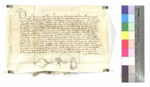 Vogt Ulrich von Matsch Graf von Kirchberg verkauft an Kloster Wiblingen das Vogtrecht über dessen Güter auf ein Jahr um 60 Gulden.