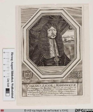 Bildnis Conrad Ascanius von Marenholtz (1667 Frhr.)