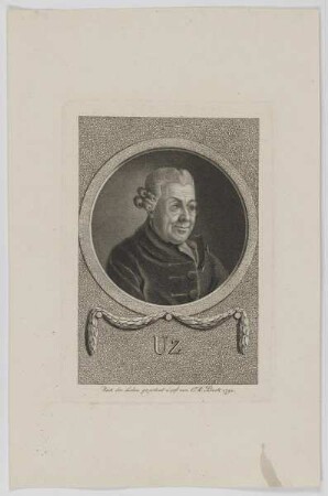 Bildnis des Johann Peter Uz
