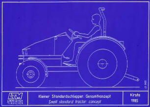 Kleiner Standardschlepper: Gesamtkonzept; Small standard tractor: concept