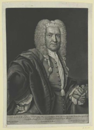 Bildnis des Leonh. Kellner