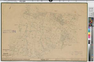 Walstedde (Drensteinfurt), Flurbereinigung Walstedde, Bl. 18 Schätzungskarte Flur 18