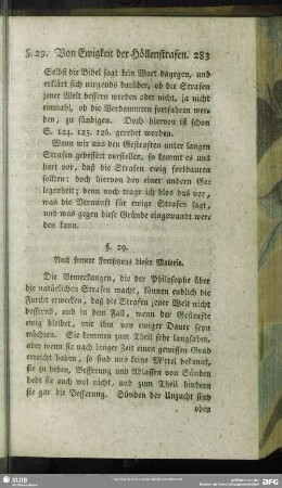 §. 29. Noch fernere Fortsetzung dieser Materie