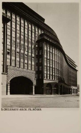Chilehaus. Architekt: Fritz Höger