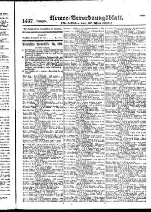 1437.Ausgabe. Freitag, 27. April 1917