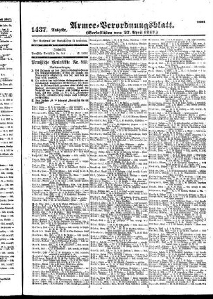 1437.Ausgabe. Freitag, 27. April 1917