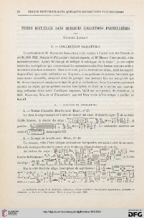 14: Textes recueillis dans quelques collections particulières, [1]