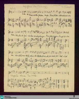 Auf offener See - Mus. Hs. 1400,10 : V, pf; F; RebF CF 95