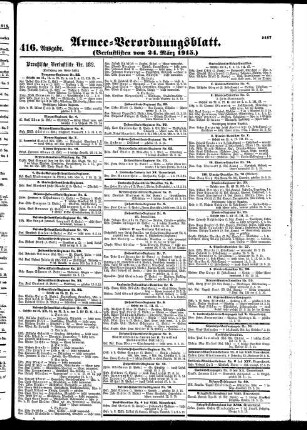 416.Ausgabe. Mittwoch, 24. März 1915
