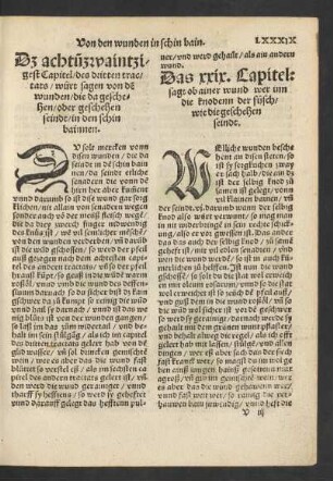 Das xxix. Capitel: sagt ob ainer wund wer inn die knodenn der füsch/ ...