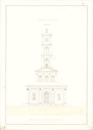 Gärtner, Friedrich von; München; St. Ludwig (Ludwigskirche) - Ansicht
