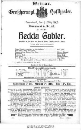 Hedda Gabler