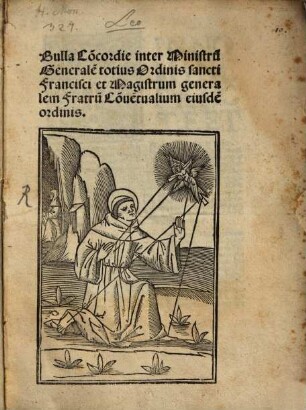 Bulla concordiae inter Ministrum Generalem totius Ordinis S. Francisci, et Magistrum Generalem Fratrum conventualium eiusd. ordinis