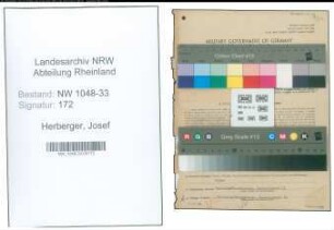 Entnazifizierung Josef Herberger , geb. 28.03.1897 (Fussballehrer)
