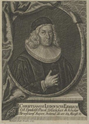 Bildnis des Christianus Ludovicus Ermisch