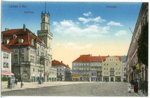 Löbau. Altmarkt, Rathaus