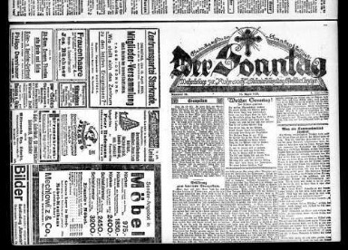 Titelseite einer Zeitung