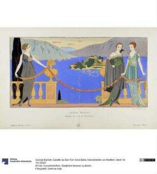 Gazette du Bon Ton: Isola Bella, Abendkleider von Redfern