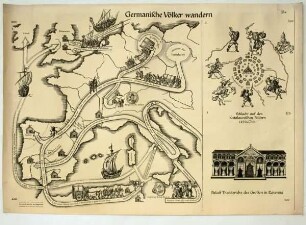Germanische Völker wandern