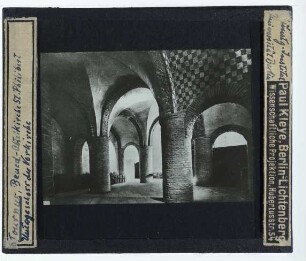 Tournus, St. Philibert : Innenansicht, Untergeschoss der Vorkirche